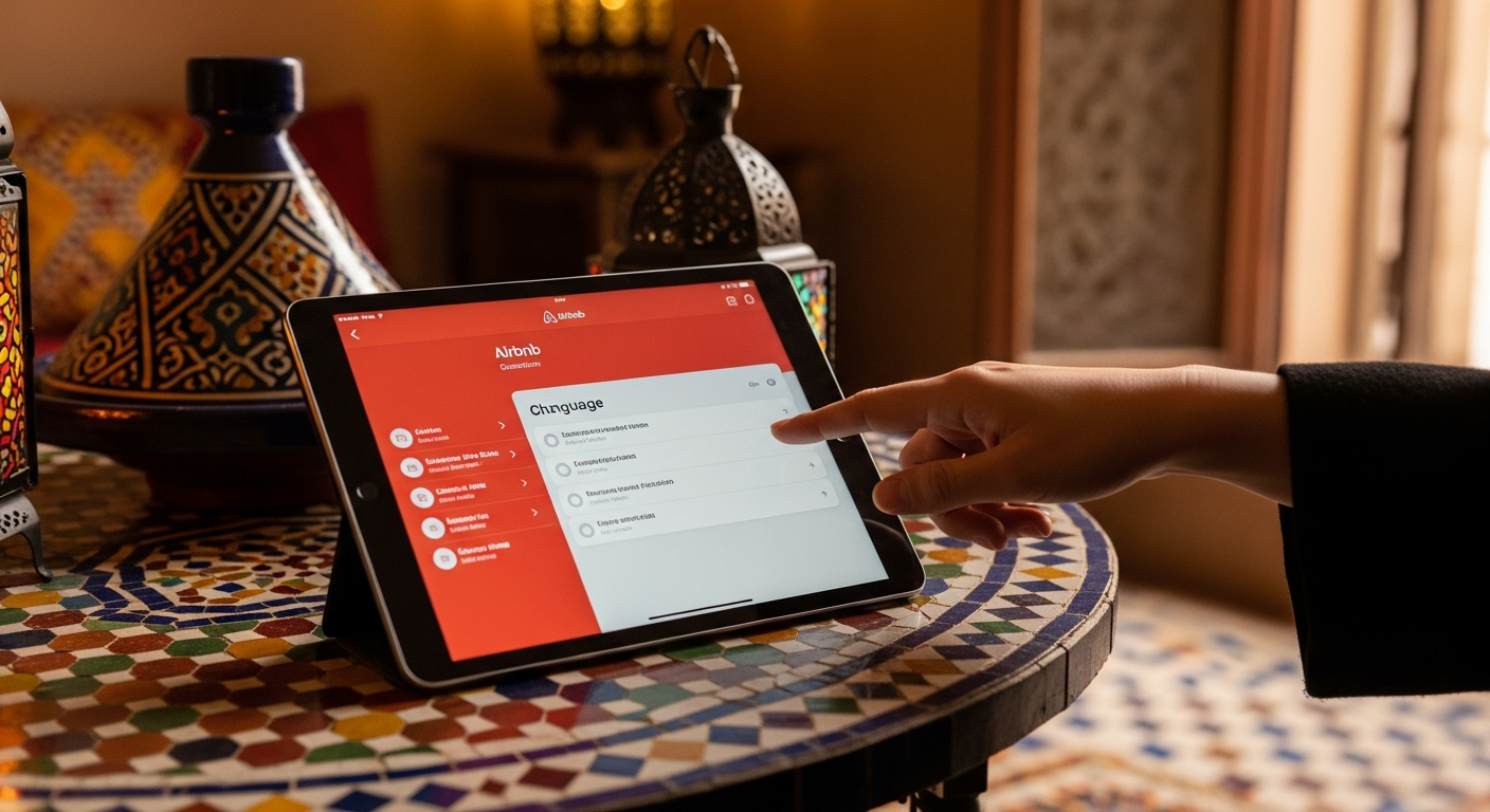 Airbnb sprache ändern